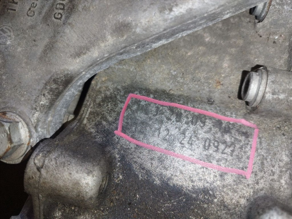 Skoda Yeti Octavia / Volkswagen Golf 6 1.2 TSI MLJ kódú automata váltó (7 seb.) 4. kép