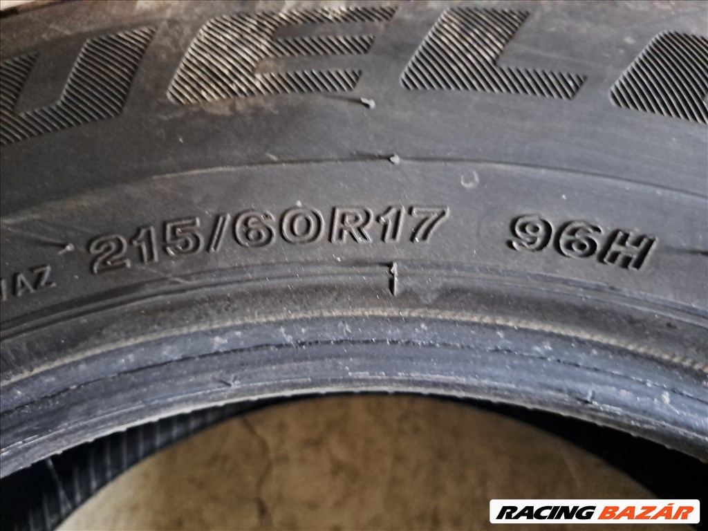 1db 215/60 R17 Bridgestone Dueler H/P Sport AS Újszerű Négyévszakos Gumi  (DOT2019) 7mm 5. kép