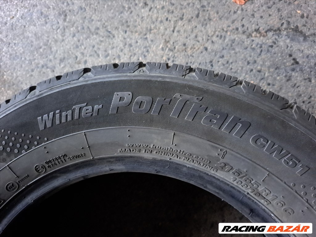 2db 215/65 R16C KUMHO Winter Téli Teherautó gumi eladó!!! (DOT2021) ára! 10000Ft/db 4. kép