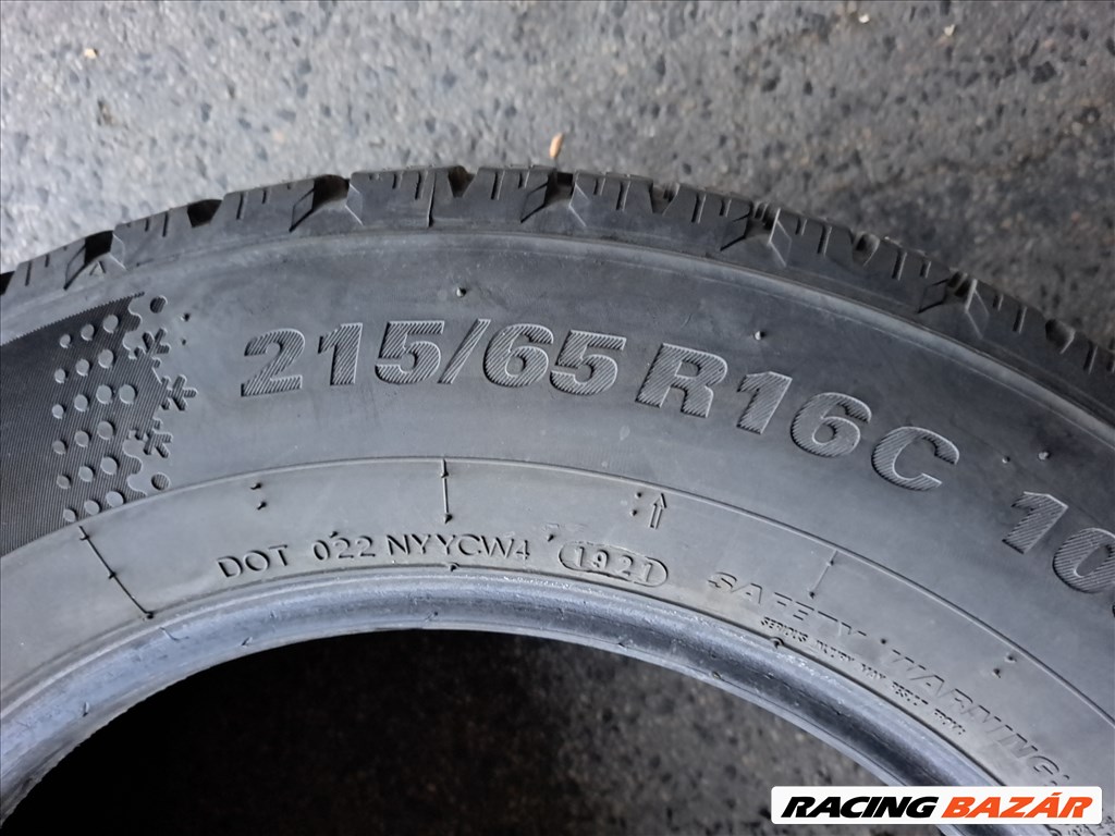2db 215/65 R16C KUMHO Winter Téli Teherautó gumi eladó!!! (DOT2021) ára! 10000Ft/db 5. kép