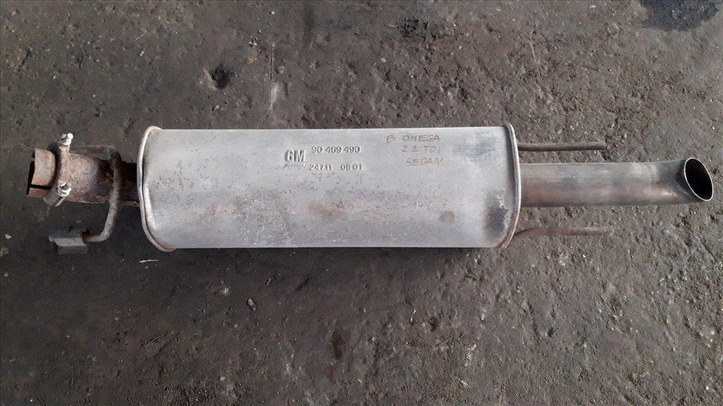 Opel Omega B Kipufogó Hátsó Dob 90 469 490 1. kép