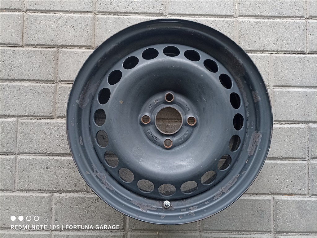 4x100 15" Opel használt lemezfelni garnitúra+TPMS (644) 3. kép