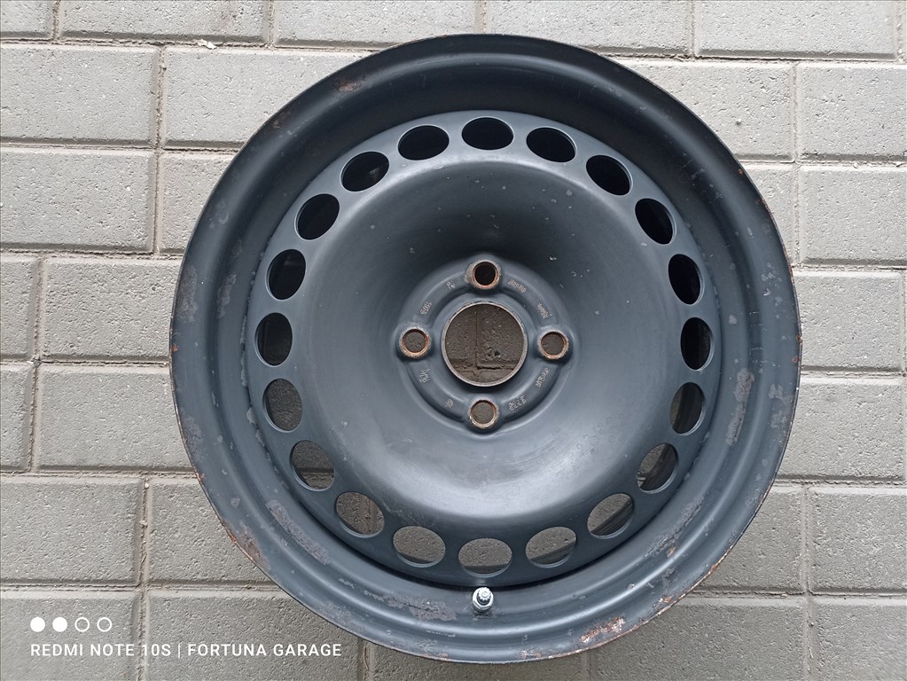 4x100 15" Opel használt lemezfelni garnitúra+TPMS (644) 4. kép
