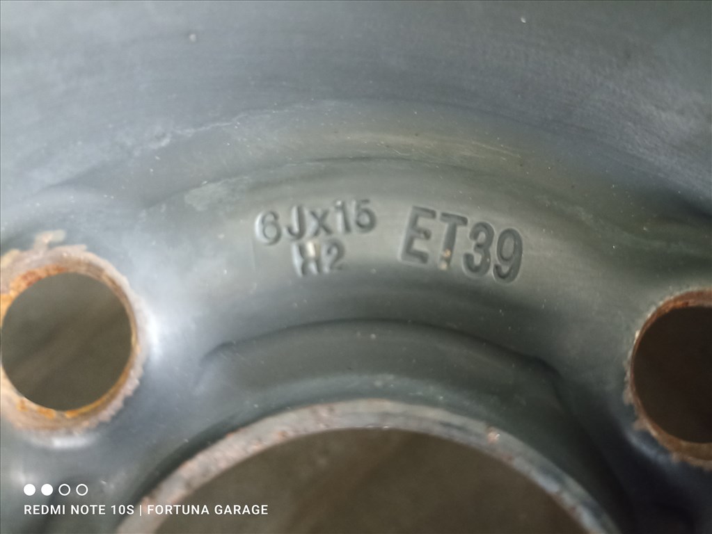 4x100 15" Opel használt lemezfelni garnitúra+TPMS (644) 7. kép