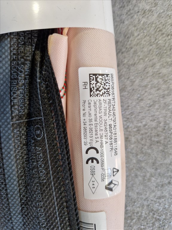 DACIA DUSTER II jobb függönylégzsák 985P08167R 4. kép