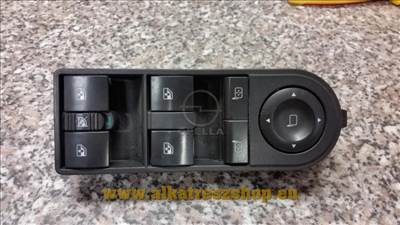 OPEL Astra H, Zafira B bal első  4-es ablakemelő kapcsoló tükörállítóval. Tükör manuális behajtással. 