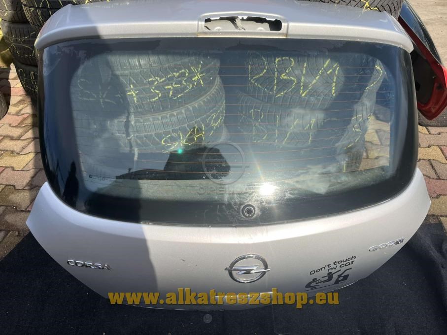 Opel Corsa D csomagtérajtó 3 ajtós. Ezüst 1. kép