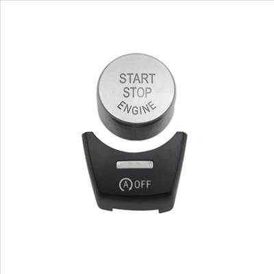 BMW F01/F02/F10/F11/F12/F13/F06 Start-Stop + (A) OFF gomb ezüst/fekete
