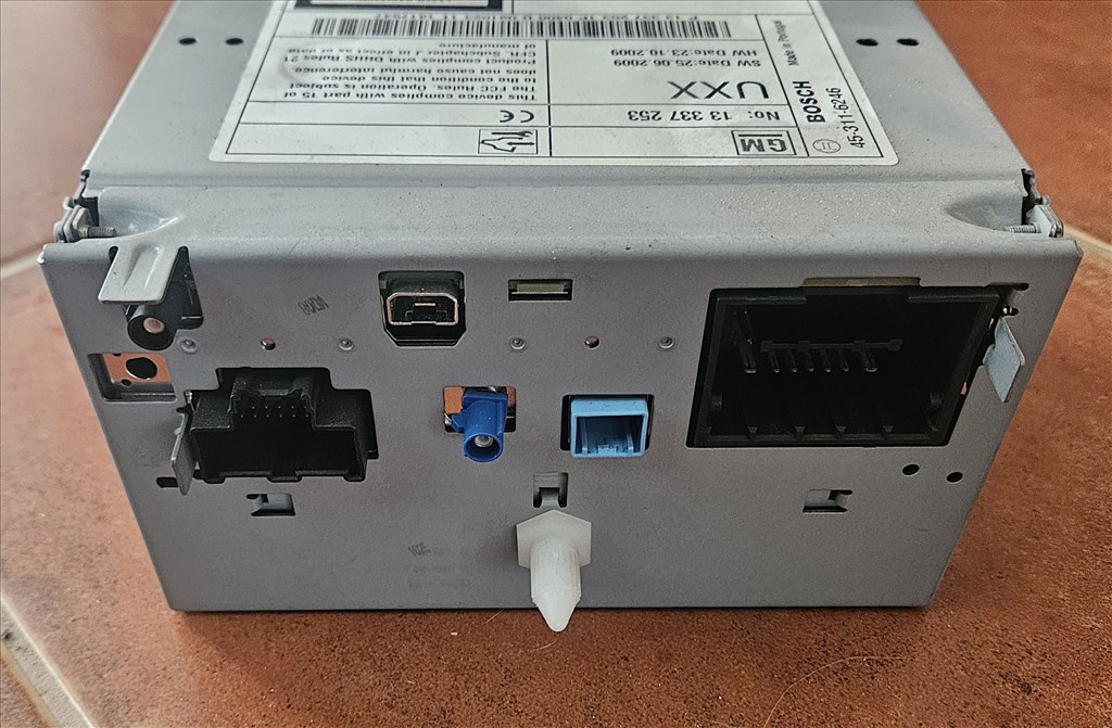 Opel Astra J Navigációs fejegység DvD800 13337253 3. kép