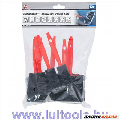 Habszivacs / szivacs ecset készlet 12 darabos