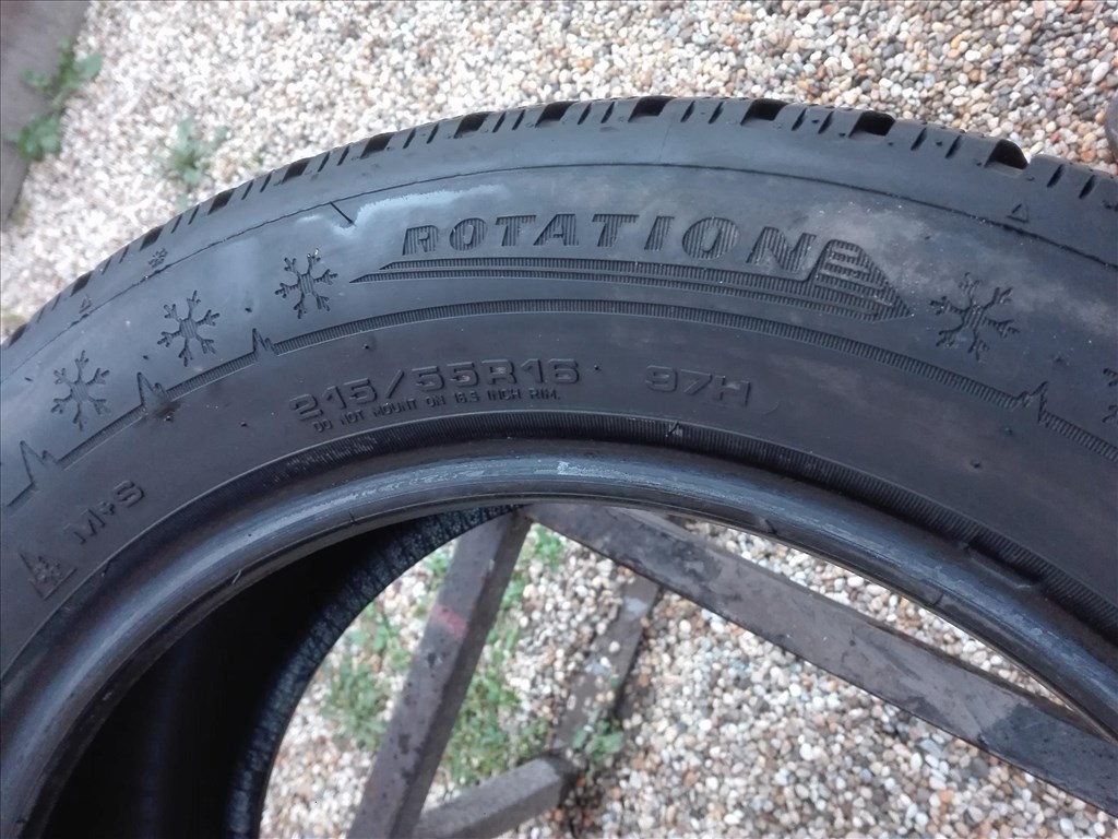 215/55R16 Dunlop téli gumi 2db 215/55 r16 5. kép