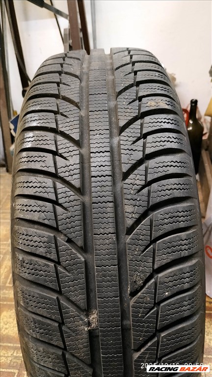  4x100  Renault Clio 4 téli gumi Felnivel  dísztárcsával  3. kép