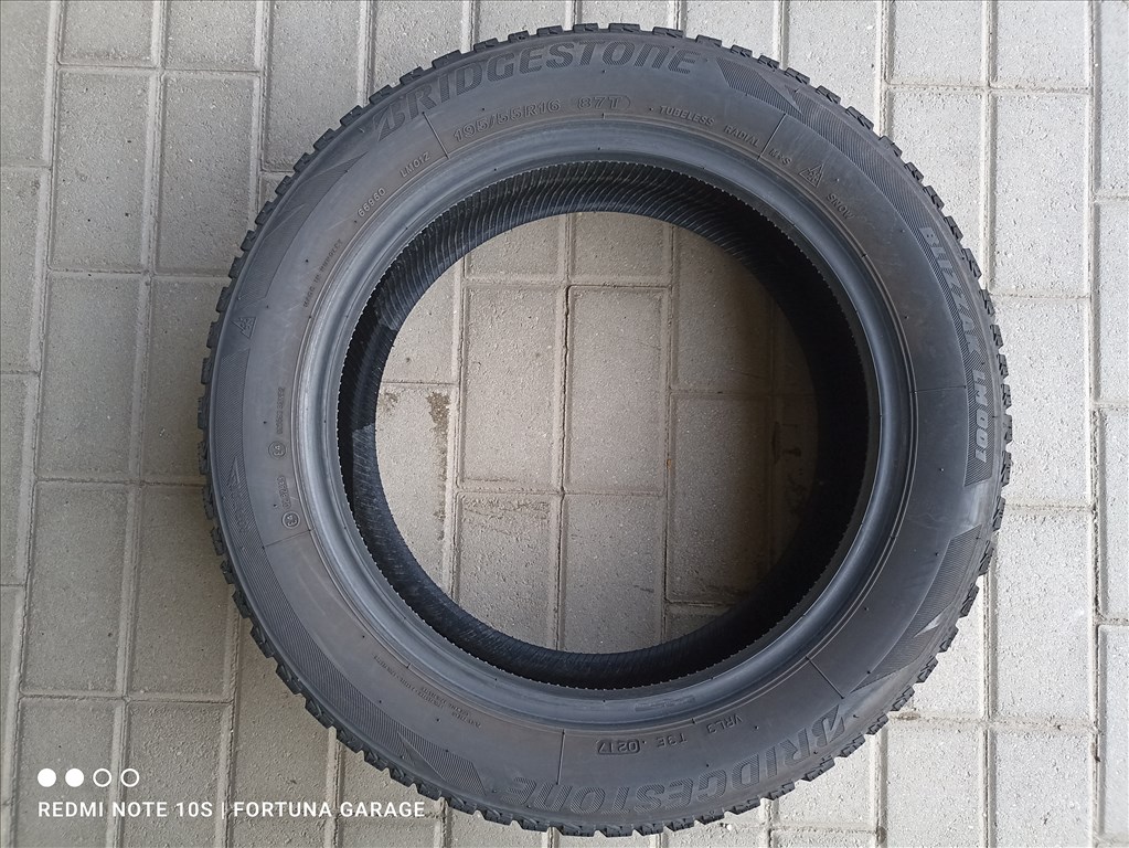 195/55 R16" Bridgestone használt téli garnitúra 3. kép