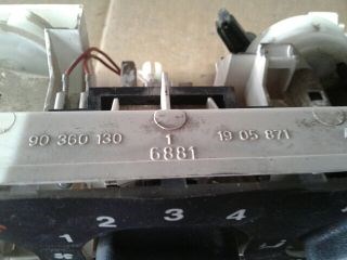 Opel Astra F Fűtéskapcsoló *26821* gm-90360130 4. kép