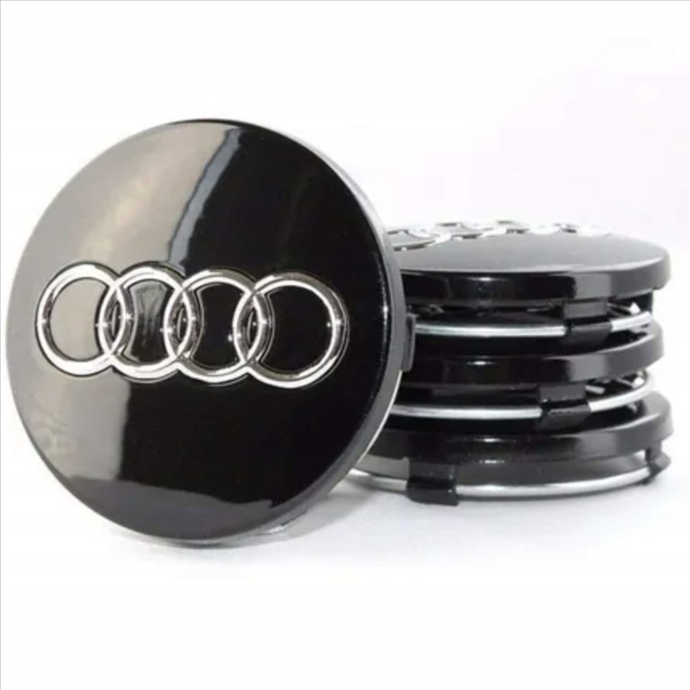 Audi alufelni közép kupak 4b0601170 fekete 5. kép