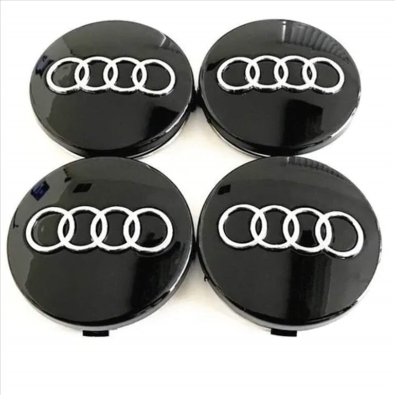 Audi alufelni közép kupak 4b0601170 fekete 7. kép