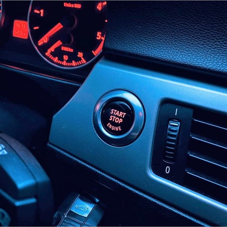 BMW E90/E60/E70/E71/E83/E87 Start-Stop, indító gomb 7. kép