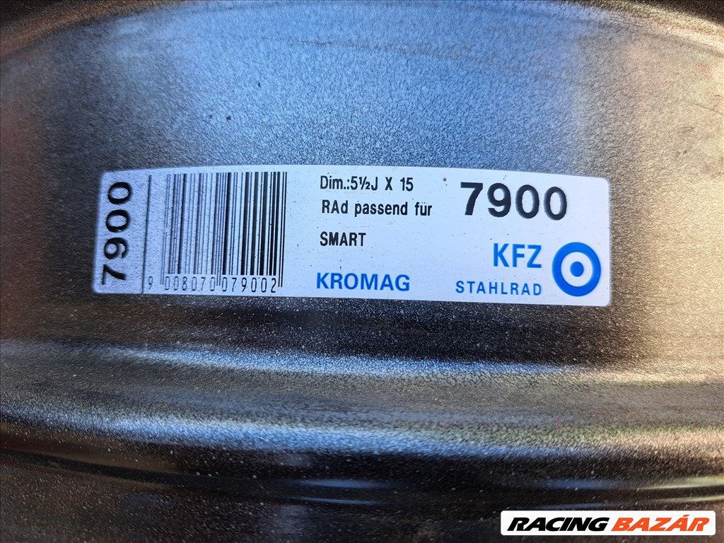 4db 3x112 15" SMART Acélfelni lemezfelni Eladó!!!  2db ELSŐ  és  2db HÁTSÓ  4. kép 4db 3x112 15" SMART Acélfelni lemezfelni Eladó!!!  2db ELSŐ  és  2db HÁTSÓ  4. kép