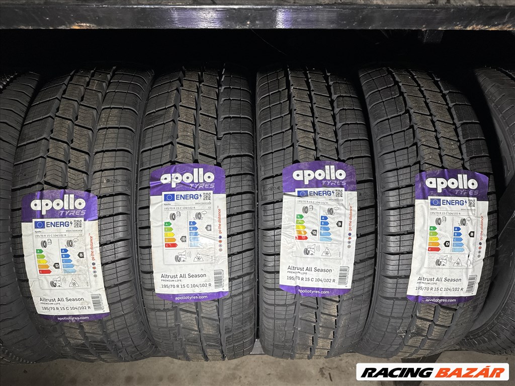 195/70 R15C Apollo ALTRUST ALL SEASON 104/102R TL l 4db l DOTxx25 1. kép