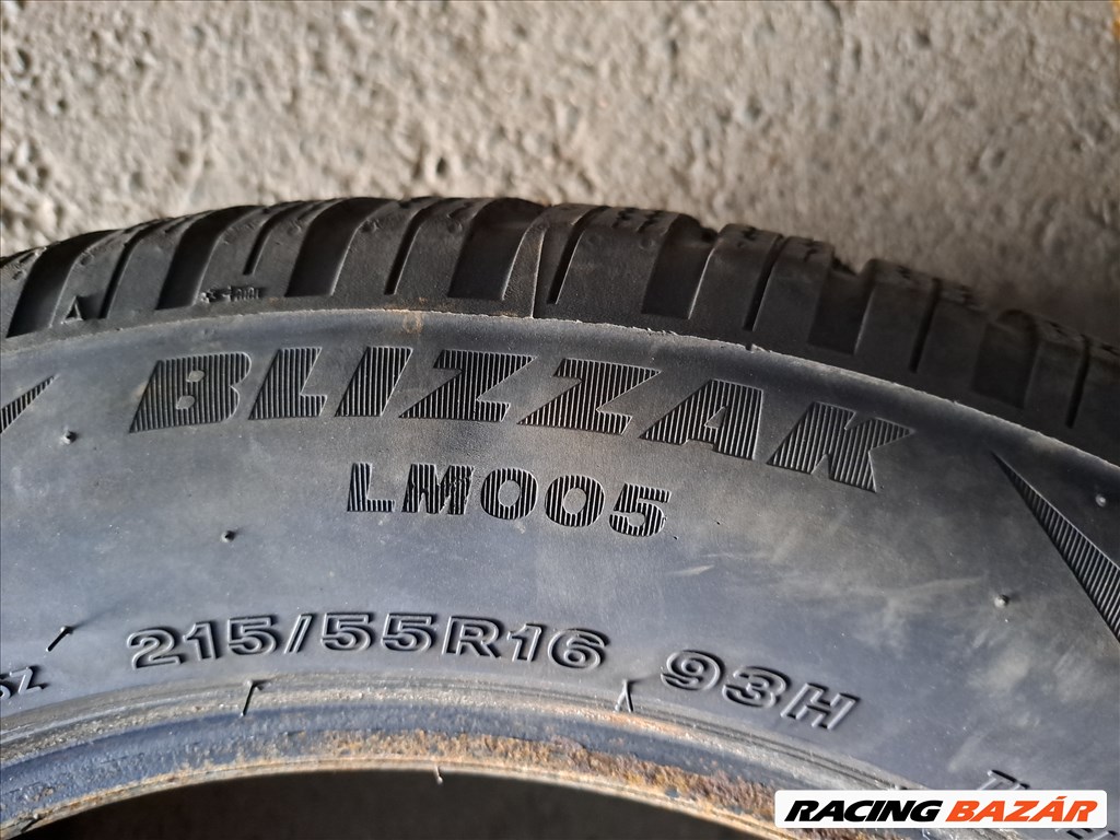 1db 215/55 R16 Bridgestone Blizzak LM005 téli gumi eladó!!! (DOT2022)  4. kép