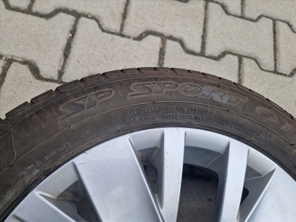  5x100 15" alufelni Dunlop SP Sport téli PÓTKERÉK (26135, 26136) 4. kép