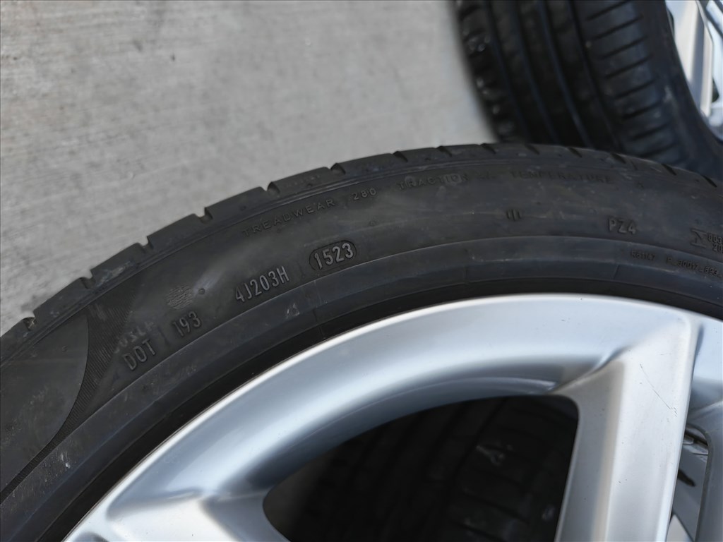 18" 5x112 Audi gyári alufelni szett nyárigumikkal! 5. kép