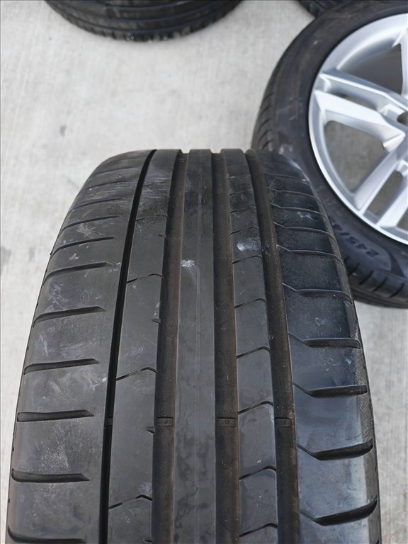 18" 5x112 Audi gyári alufelni szett nyárigumikkal! 6. kép