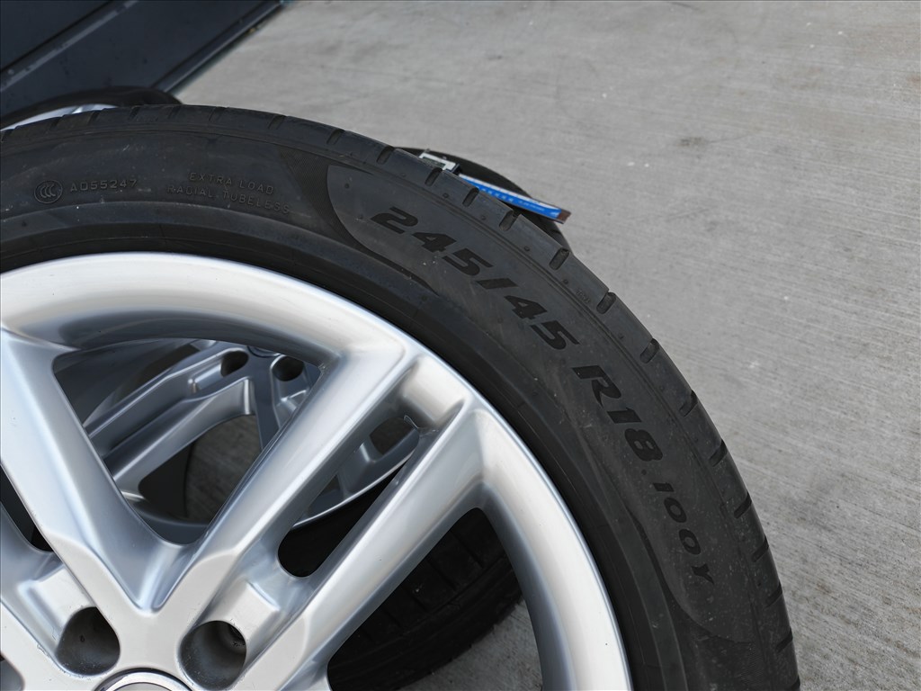 18" 5x112 Audi gyári alufelni szett nyárigumikkal! 11. kép