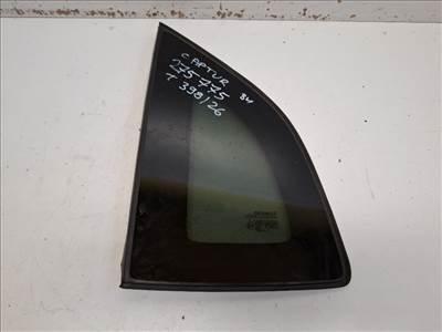 Renault Captur bal hátsó oldalfal üveg (karosszéria oldal üveg)