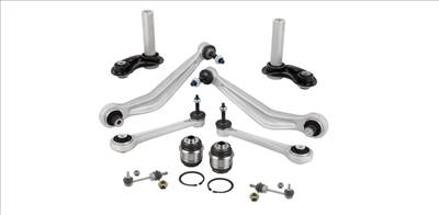 BMW 6os, E63 hátsó lengőkar szett TELJES (Erősített 10db.-os)