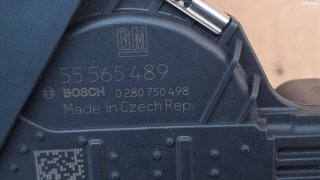 Opel Astra J A14NET Fojtószelep 55565489 6. kép