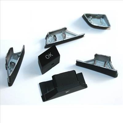 Mercedes-Benz W166 W463 ML GL G - osztály szögletes multikormány gombok - fekete jobb