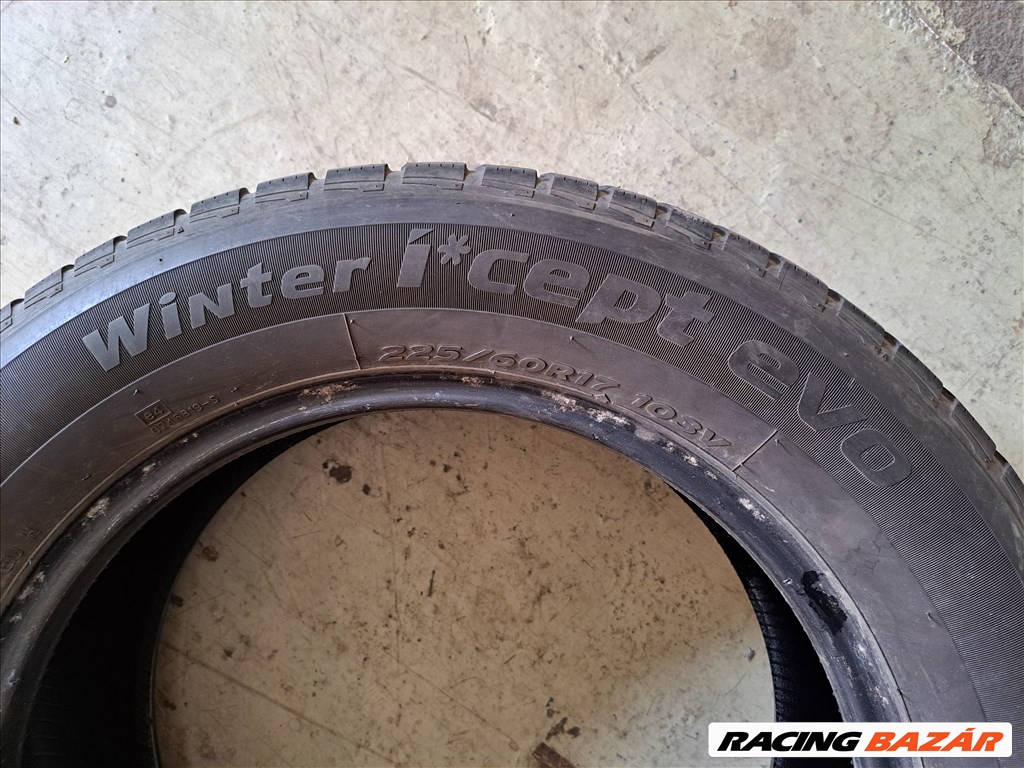 2db 225/60 R17 Hankook Winter icept Evo Téli gumi eladó!!! ára 10000Ft/db 4. kép