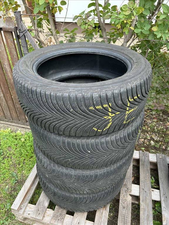  215/5517" használt Michelin Alpin 5 téli gumi  5. kép