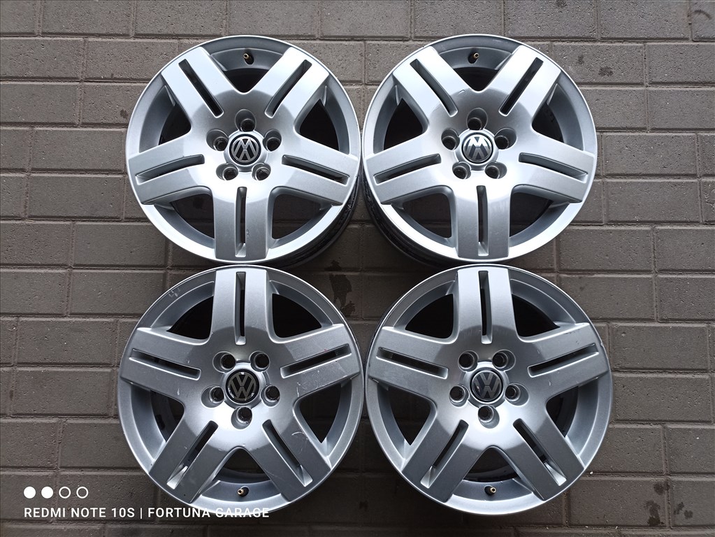 5x100 15" VW  használt alufelni garnitúra 1. kép