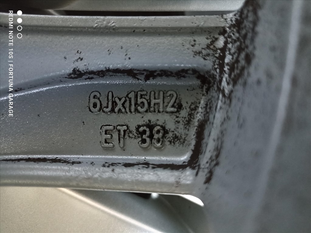 5x100 15" VW  használt alufelni garnitúra 8. kép