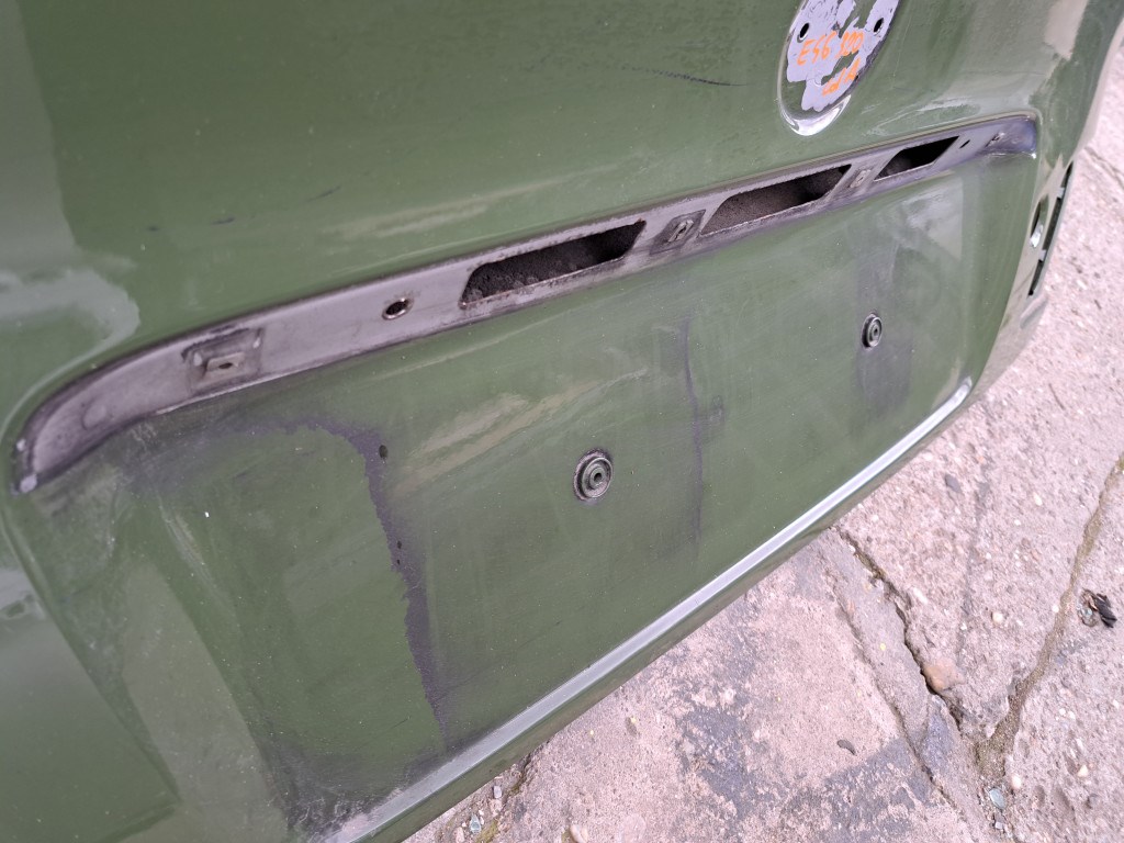 BMW E46 coupe facelift zöld csomagtér csomagtartó fedél ajtó  3. kép