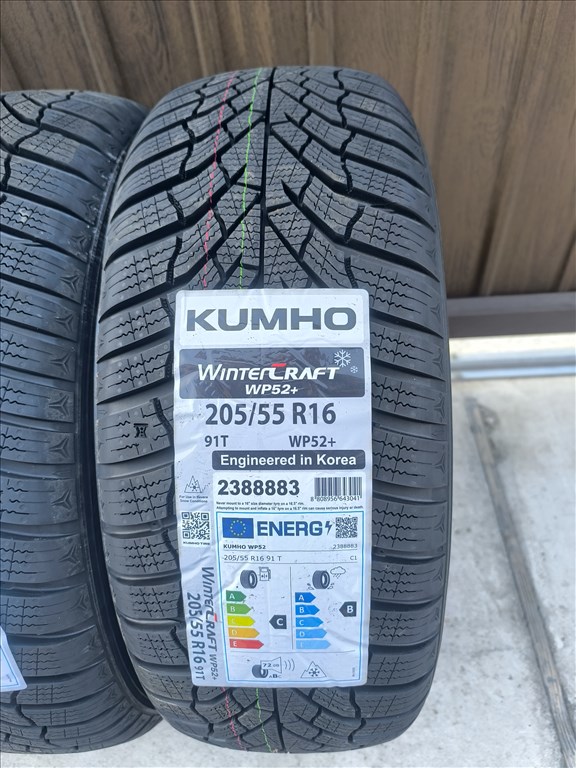 205/55R16 ÚJ Kumho téli gumi garnitúra 205/55 r16 3. kép