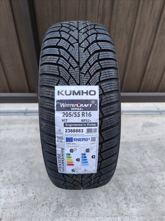 205/55R16 ÚJ Kumho téli gumi garnitúra 205/55 r16 5. kép