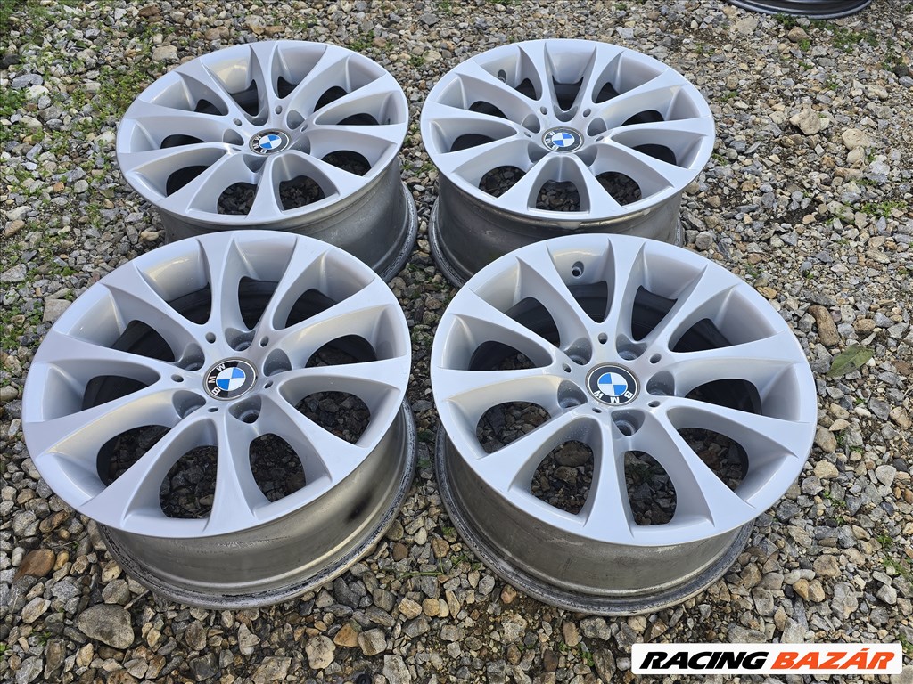 17-es, 5x120-as újszerű gyári BMW kétszéles alufelni 1. kép