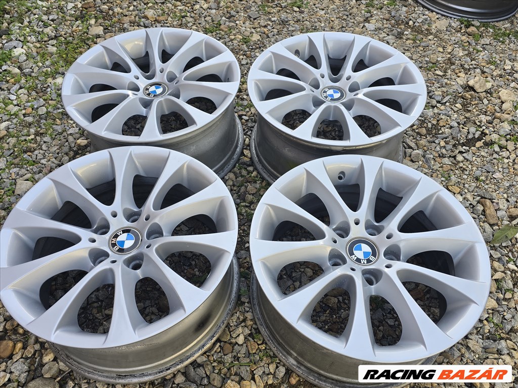 17-es, 5x120-as újszerű gyári BMW kétszéles alufelni 3. kép