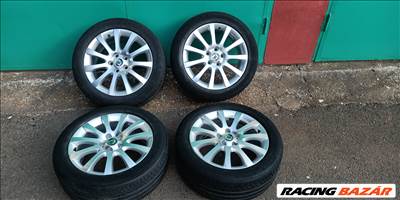  17" újszerű RONAL alufelni, rajta 225/50 használt Continental nyári gumi gumi 