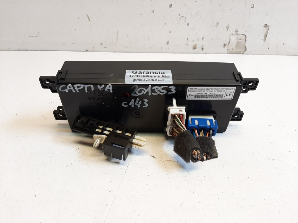 Chevrolet Captiva  fûtéskapcsoló (fûtés kapcsoló) 96820197 2. kép