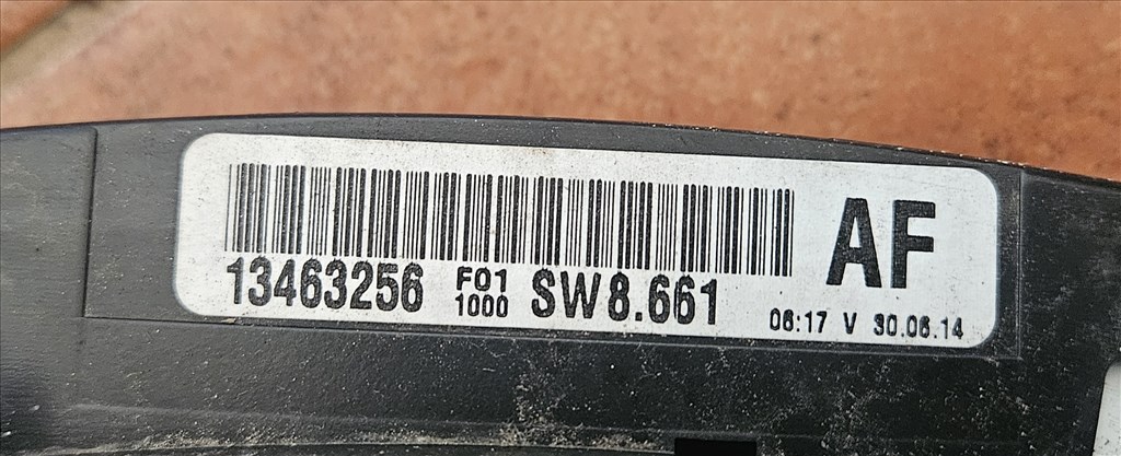 Opel Astra H, Opel Zafira B Műszercsoport kilóméteróra AF 13463256 4. kép