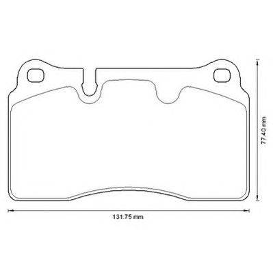 JURID 573296J - fékbetét ASTON MARTIN AUDI CUPRA SEAT VW