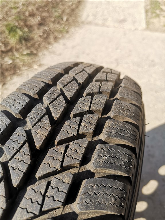  OPEL Corsa alól 4x100 lyukosztású 13" gyári lemezfelni, rajta 155/80 téli gumi eladó 8. kép