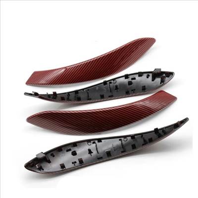 BMW F30/F31/F35/F80 ajtóbehúzó külső borítás (4db) Piros Carbon