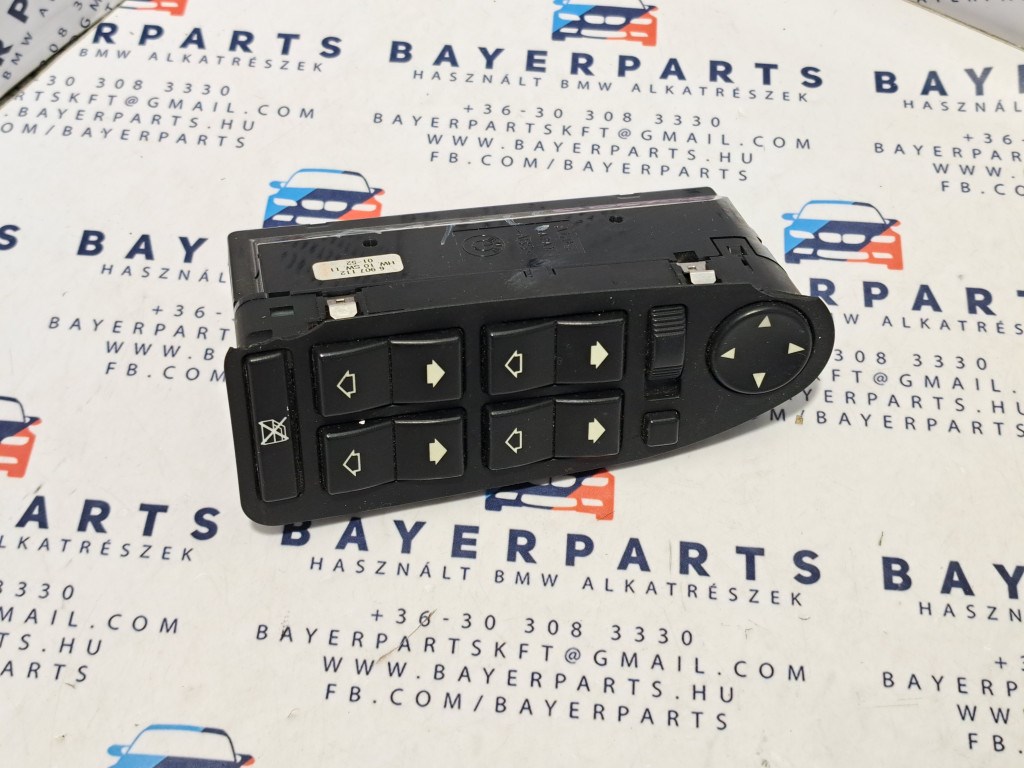 BMW E39 ablakemelõ kapcsoló tükörállító - ANGOL, hibás 1. kép
