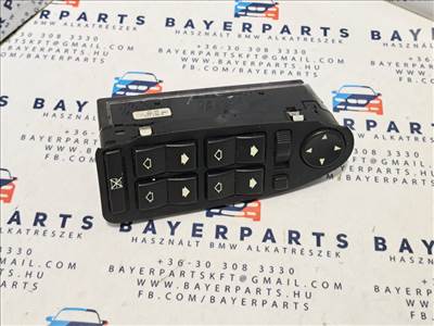 BMW E39 ablakemelő kapcsoló tükörállító - ANGOL, hibás