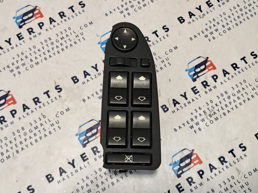 BMW E39 ablakemelõ kapcsoló tükörállító - ANGOL, hibás 2. kép